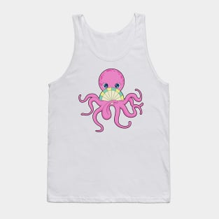 Octopus Hand fan Tank Top